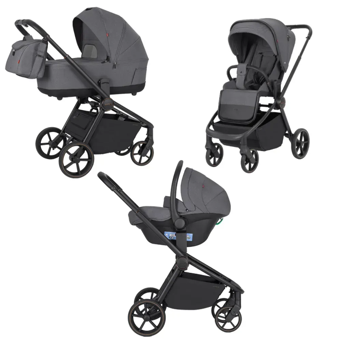 Коляска 3 в 1 CARRELLO EPICA CRL-8511 Iron Grey 2025