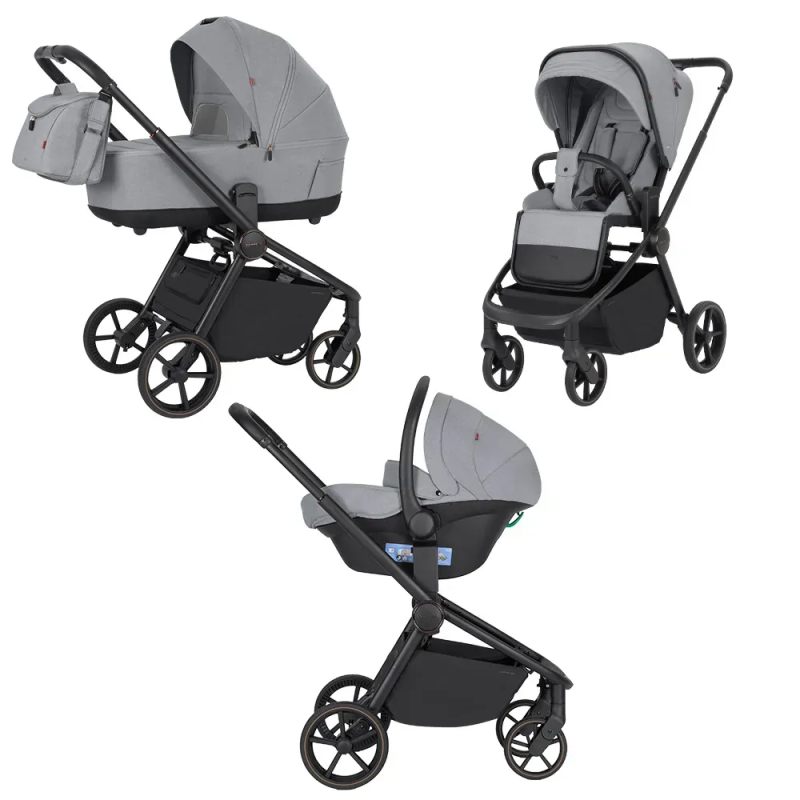 Коляска 3 в 1 CARRELLO EPICA CRL-8511 Silver Grey 2025