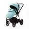 Коляска 2 в 1 Adamex Vasco SA-19  бирюза кожа