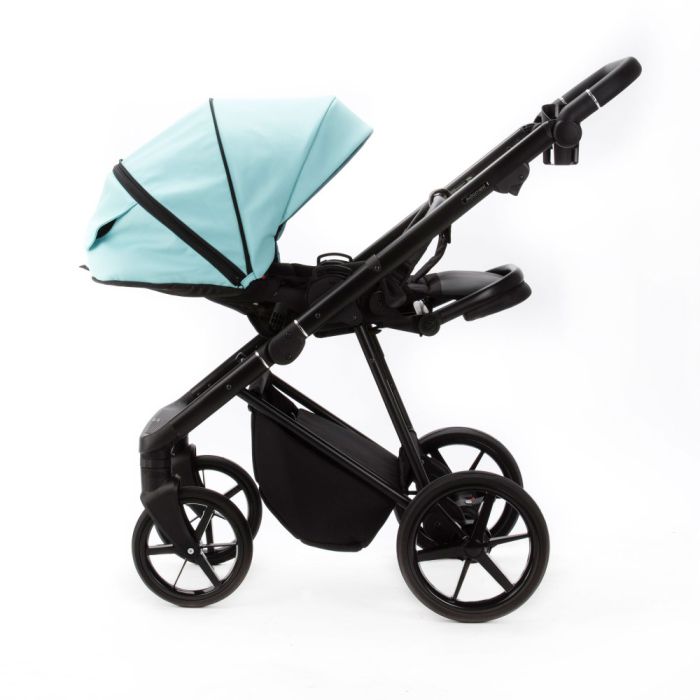 Коляска 2 в 1 Adamex Vasco SA-19  бирюза кожа