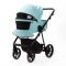 Коляска 2 в 1 Adamex Vasco SA-19  бирюза кожа