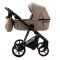 Коляска 2 в 1 Adamex Vasco SA-09 бежевая кожа