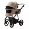 Коляска 2 в 1 Adamex Vasco SA-09 бежевая кожа