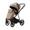 Коляска 2 в 1 Adamex Vasco SA-09 бежевая кожа