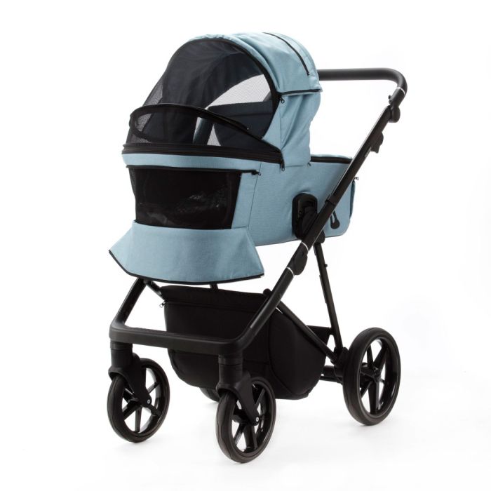 Коляска 2 в 1 Adamex Vasco TK-101 бирюза ткань