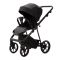 Коляска 2 в 1 Adamex Vasco TK-53 чорна тканина