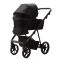 Коляска 2 в 1 Adamex Vasco TK-53 чорна тканина