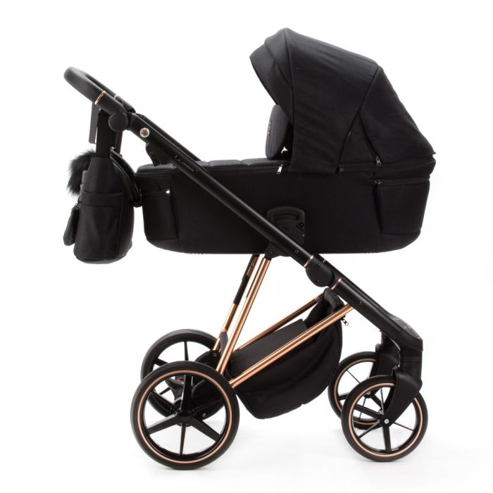 Коляска 2 в 1 Adamex Vasco TK-24 розовый ткань