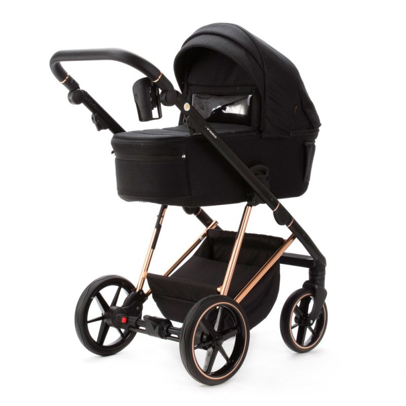 Коляска 2 в 1 Adamex Vasco TK-24 розовый ткань