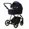 Коляска 2 в 1 Adamex Vasco TK-67 синий ткань