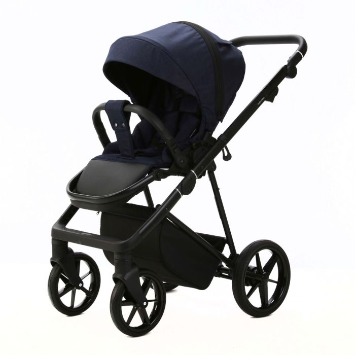 Коляска 2 в 1 Adamex Vasco TK-67 синий ткань