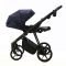 Коляска 2 в 1 Adamex Vasco TK-67 синий ткань