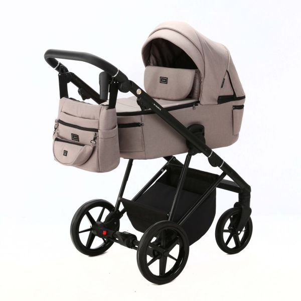 Коляска 2 в 1 Adamex Vasco TK-72 бежева тканина