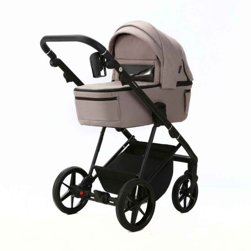 Коляска 2 в 1 Adamex Vasco TK-72 бежева тканина