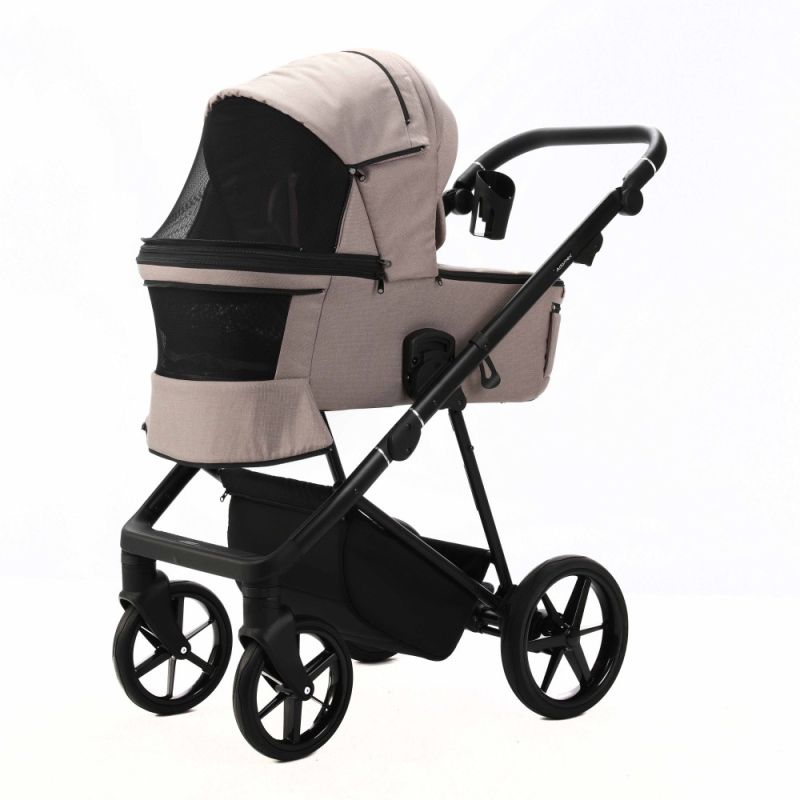 Коляска 2 в 1 Adamex Vasco TK-72 бежева тканина