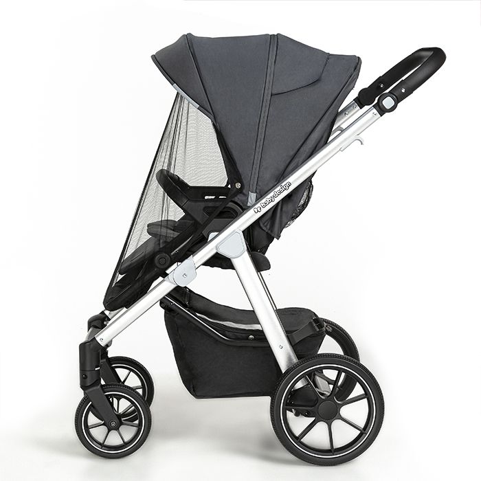 Коляска 2 в 1 Baby Design BUENO 208 PINK (без вишивки)