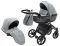 Коляска 2 в 1 Bair Tokyo кожа 100% 76 серый - графит
