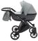 Коляска 2 в 1 Bair Tokyo кожа 100% 76 серый - графит