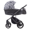 Коляска 2 в 1 Bebetto Bresso New Flowers 01 Grafit