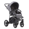 Коляска 2 в 1 Bebetto Bresso New Flowers 01 Grafit