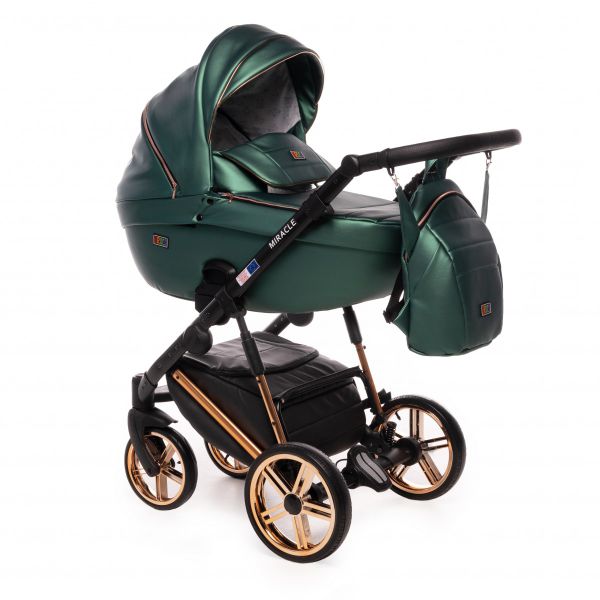 Коляска 2 в 1 Broco Miracle (green, зеленый)