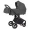 Коляска 2 в 1 CARRELLO Epica CRL-8510/1 Iron Grey + дощовик чорна рама