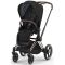 Коляска 2 в 1 Cybex Priam 4.0 Sepia Black шасси Rosegold