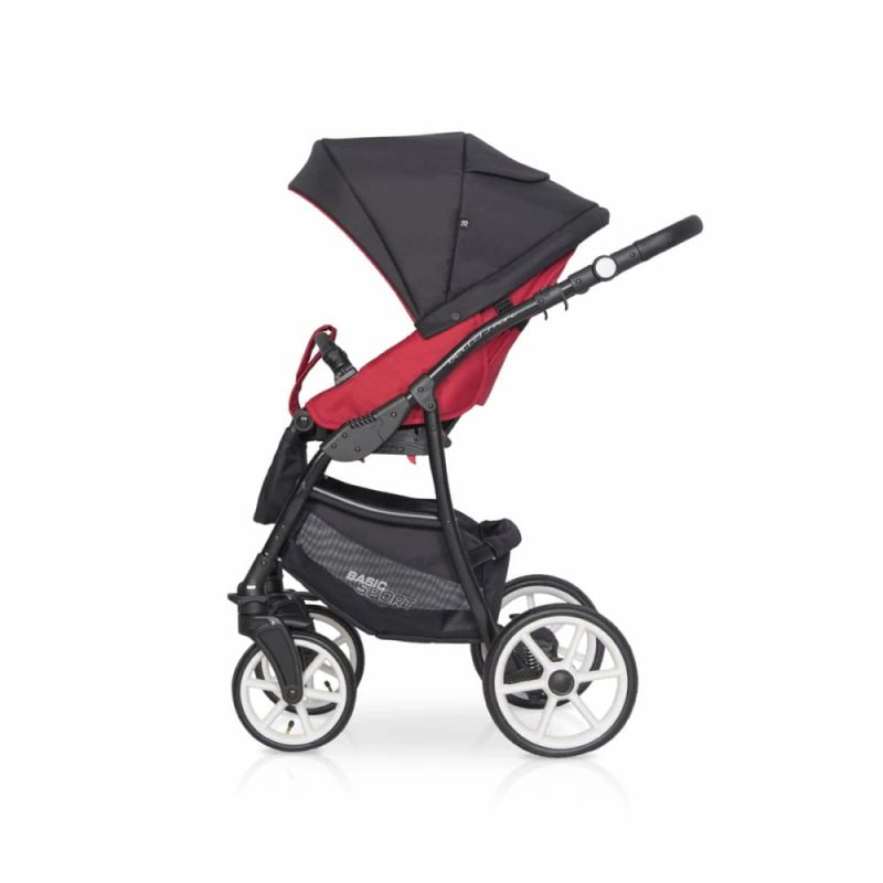 Коляска 2 в 1 Riko Basic Sport 06 Sport Red