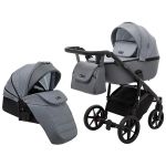 Коляска 2 в 1 Adamex Nola PS-113 графіт