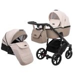 Коляска 2 в 1 Adamex Nola PS-160 бежевий / капучино