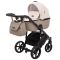 Коляска 2 в 1 Adamex Nola PS-160 бежевый / капучино Коляска 2 в 1 Adamex Nola PS-160 бежевый / капучино