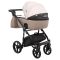 Коляска 2 в 1 Adamex Nola PS-160 бежевый / капучино Коляска 2 в 1 Adamex Nola PS-160 бежевый / капучино