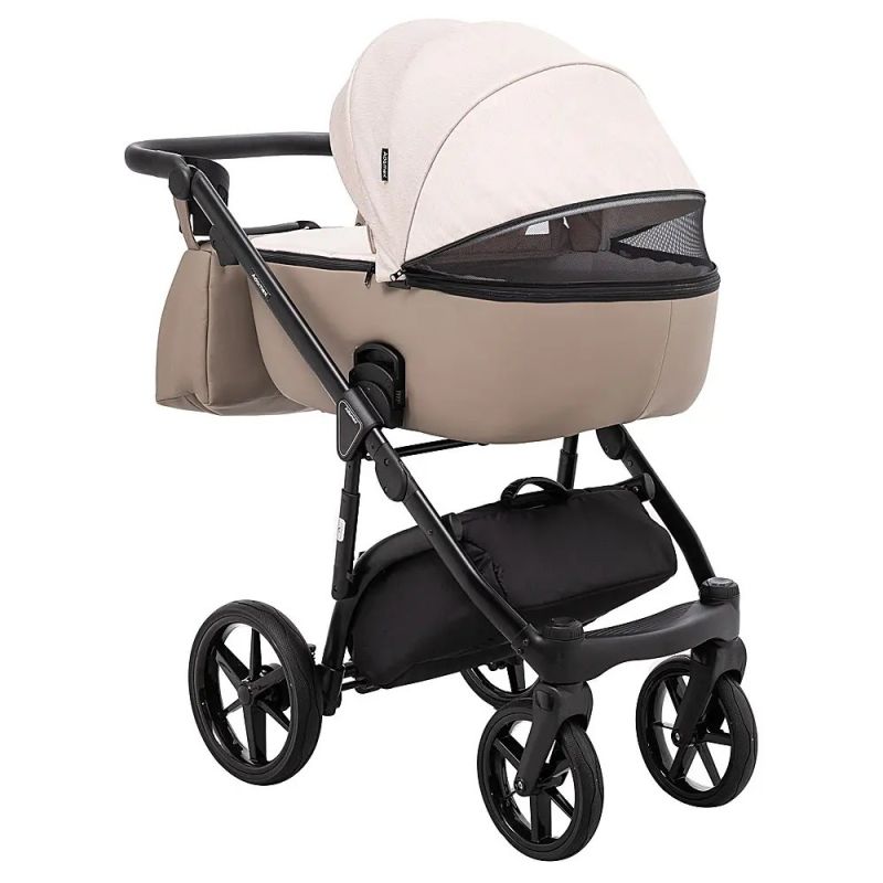 Коляска 2 в 1 Adamex Nola PS-160 бежевий / капучино
