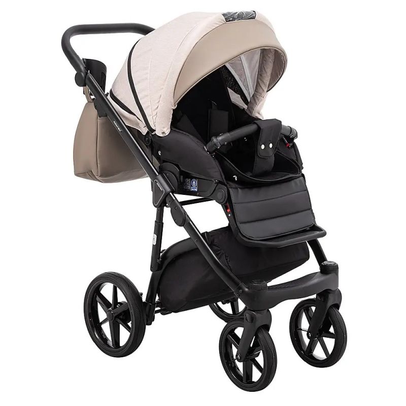 Коляска 2 в 1 Adamex Nola PS-160 бежевий / капучино