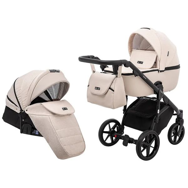 Коляска 2 в 1 Adamex Nola PS-33 світло-бежевий / бежевий