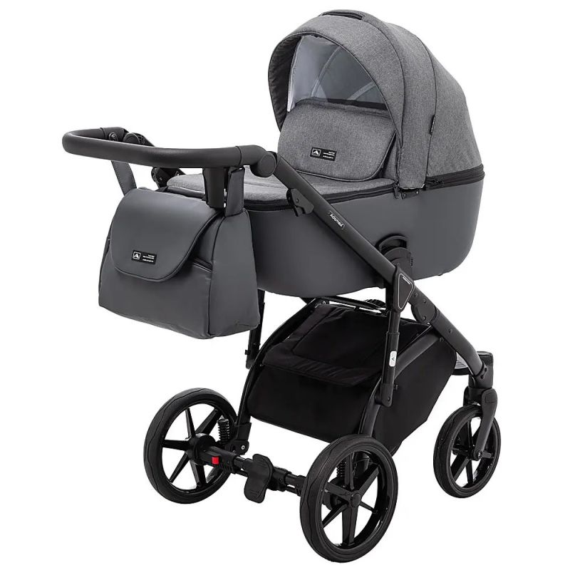 Коляска 2 в 1 Adamex Nola PS-58 графіт