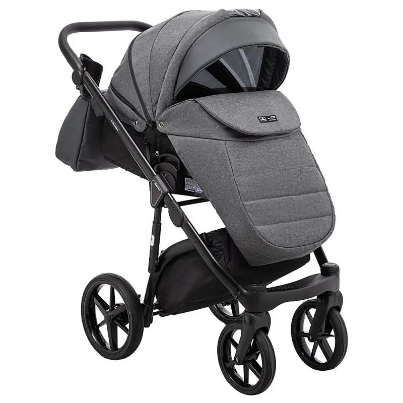 Коляска 2 в 1 Adamex Nola PS-58 графіт