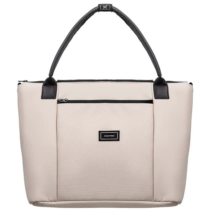 Коляска 2 в 1 для двойни Adamex Leo Duo Eco Latte (SA-7)