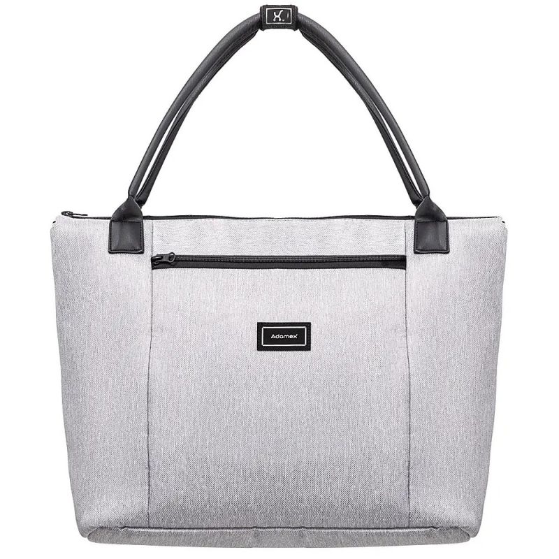 Коляска 2 в 1 для двойни Adamex Leo Duo Tip Light Grey (TК-1)
