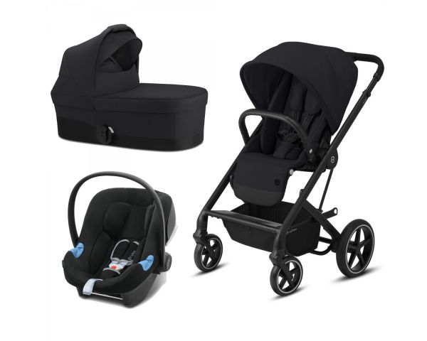 Коляска 3 в 1 Cybex Balios S Lux Deep Black Коляска 3 в 1 Cybex Balios S Lux Deep Black