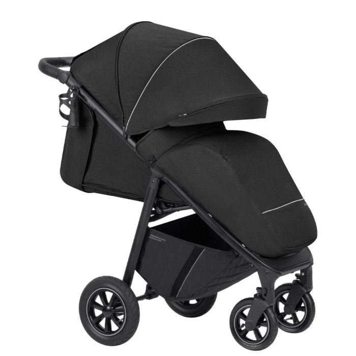 Коляска прогулочная CARRELLO Bravo CRL-5512 Pure Black