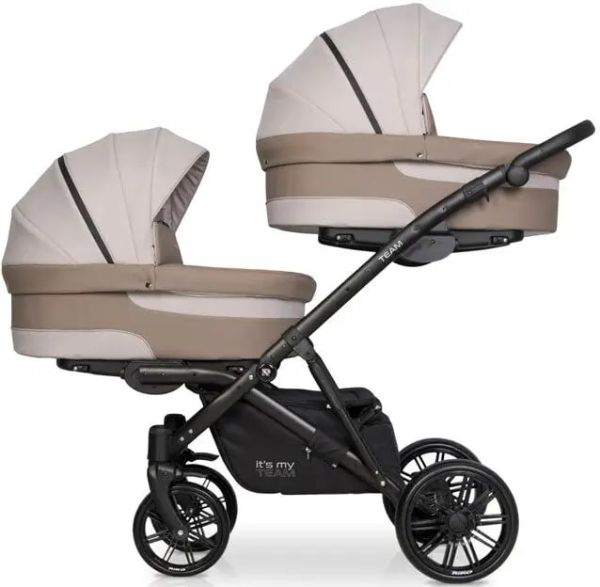 Коляска для двійнят Riko Team Duo 02 Cappuciano