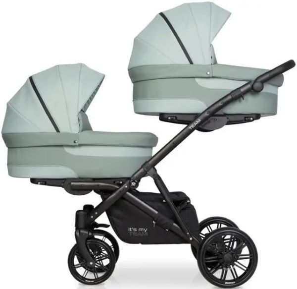 Коляска для двійнят Riko Team Duo 03 Basil