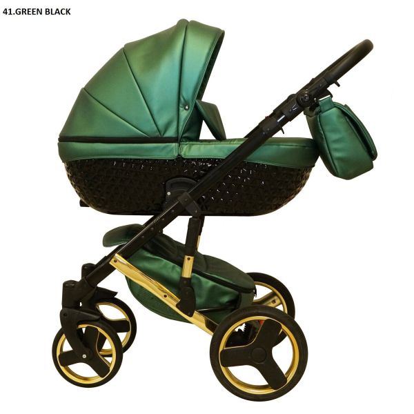 Коляска 2 в 1 Mikrus Crystal 41 зелений