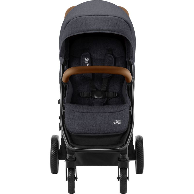 Прогулочная коляска BRITAX-ROMER B-AGILE R (Black Shadow/Brown)
