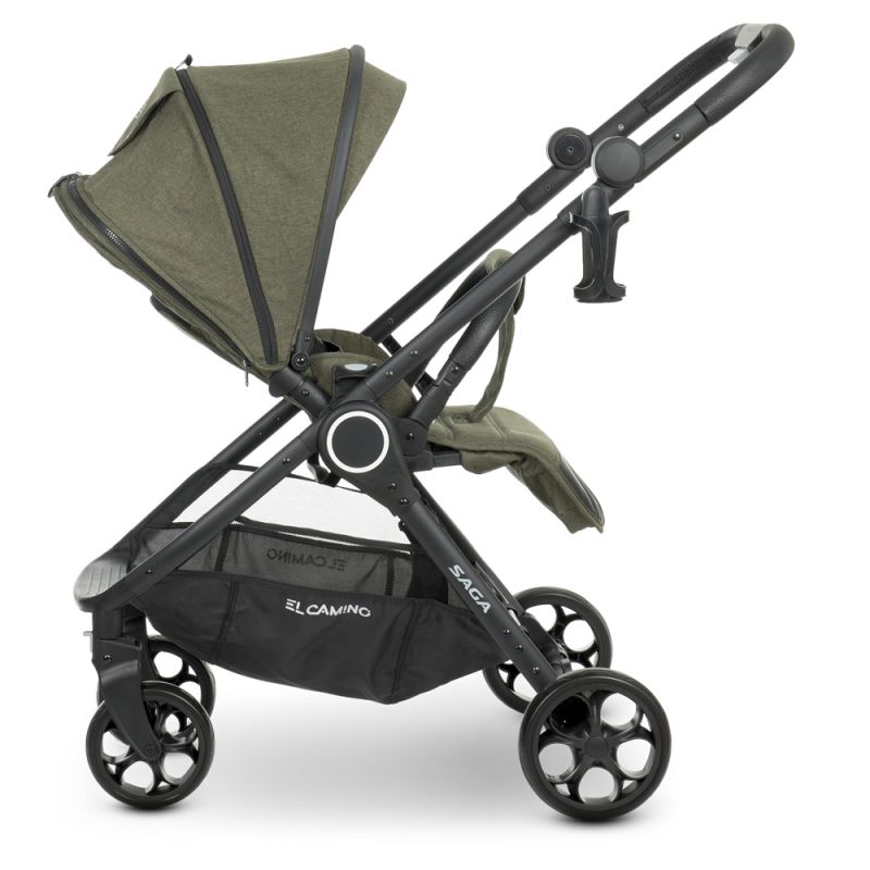 Коляска 2 в 1 El Camino ME 1085 SAGA Denim Khaki
