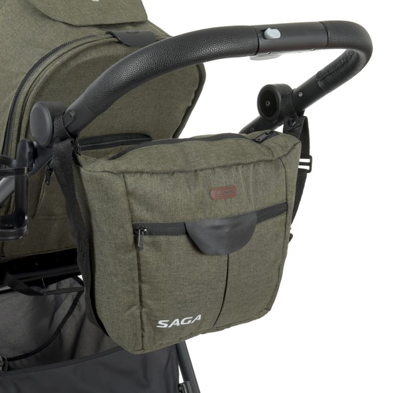 Коляска 2 в 1 El Camino ME 1085 SAGA Denim Khaki