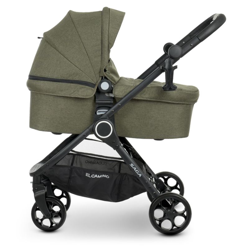 Коляска 2 в 1 El Camino ME 1085 SAGA Denim Khaki