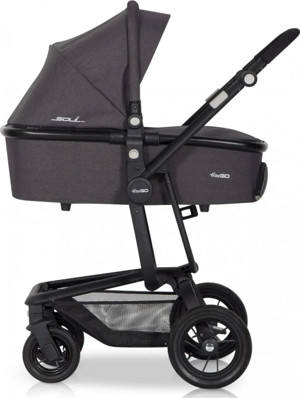 Коляска 2 в 1 EasyGo Soul (без сумки) Anthracite