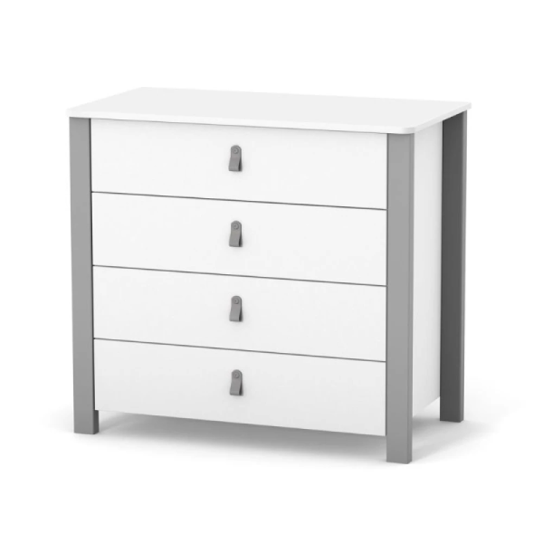 Комод Верес Монако 900 біло-графітовий